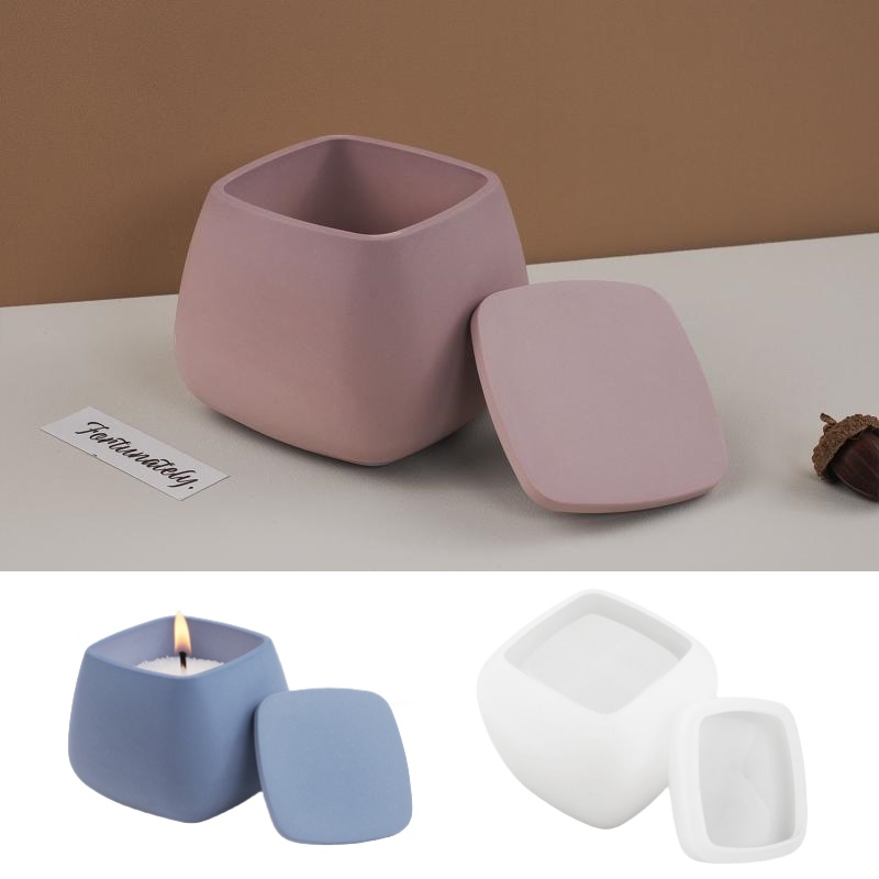Candle Making Things - 1set Square Storage Box UV Resin