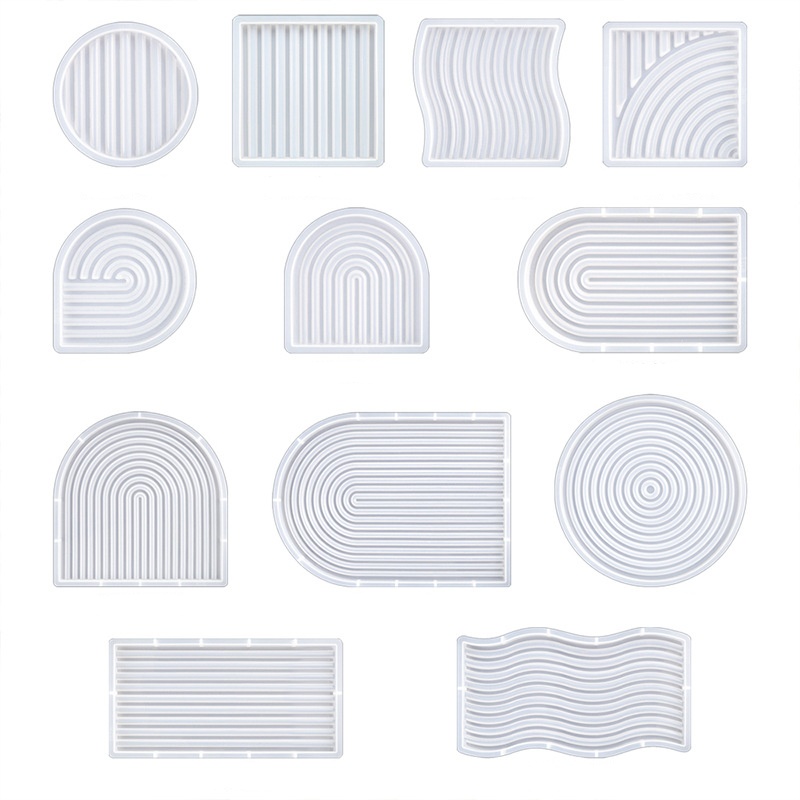 Candle Making Things - DIY Striped Wave Tray Mold For
