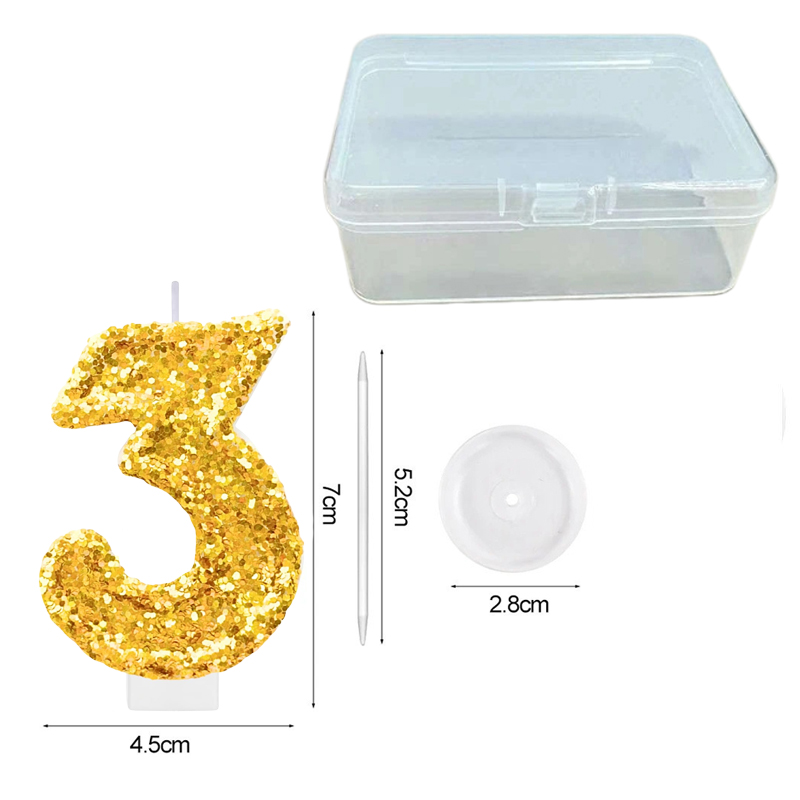 Digital Birthday Candle Gold C - Candle Making Things review and price