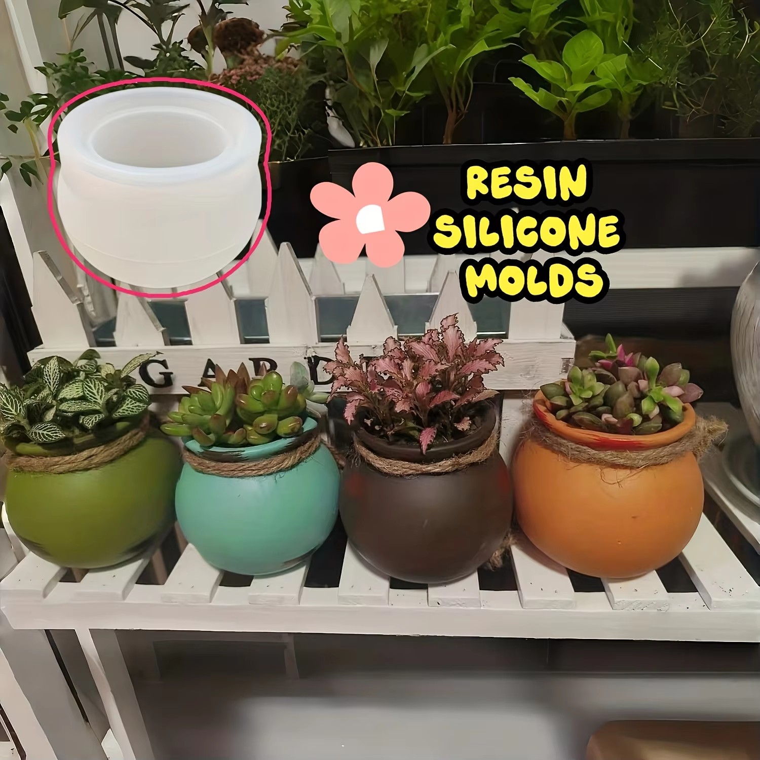 Silicone Flower Pot Molds, Res - Candle Making Things review and price