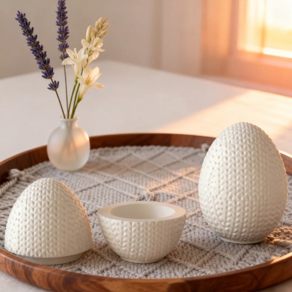 diy knitting yarn egg shaped o - Candle Making Yarn review and price
