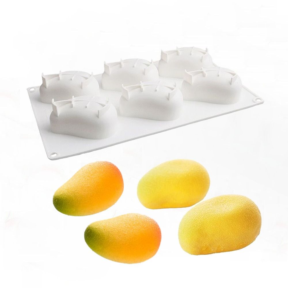 6 Cavity Mango Shaped Cake Mol - Candle Making Things review and price
