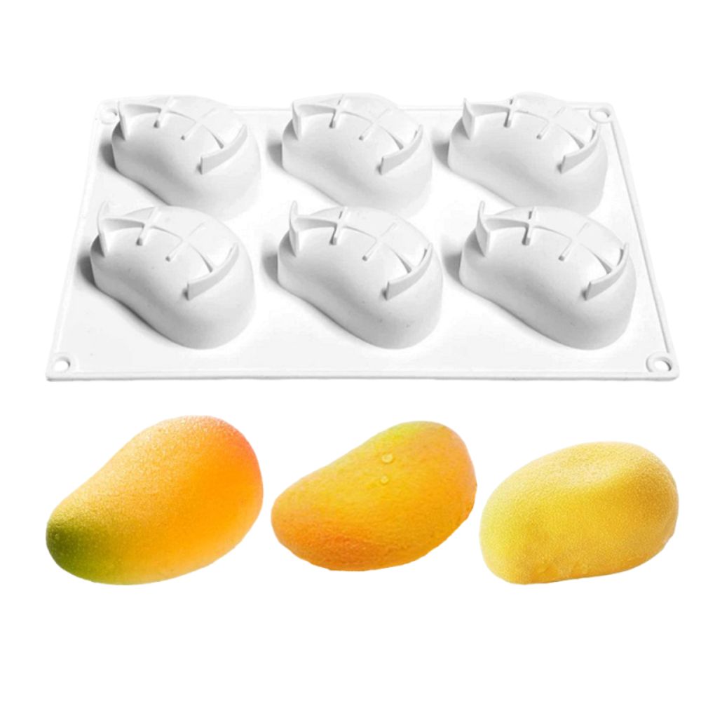 6 Cavity Mango Shaped Cake Mol - Candle Making Things review and price