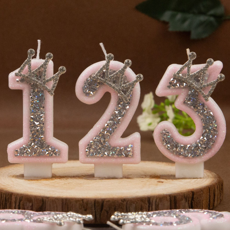 Digital Candles 0-9 Pink Silve - Candle Making Things review and price