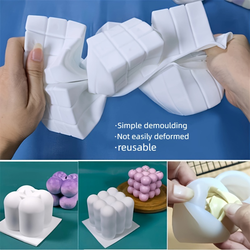 6pcs silicone candle mold set  - Candle Making Yarn review and price