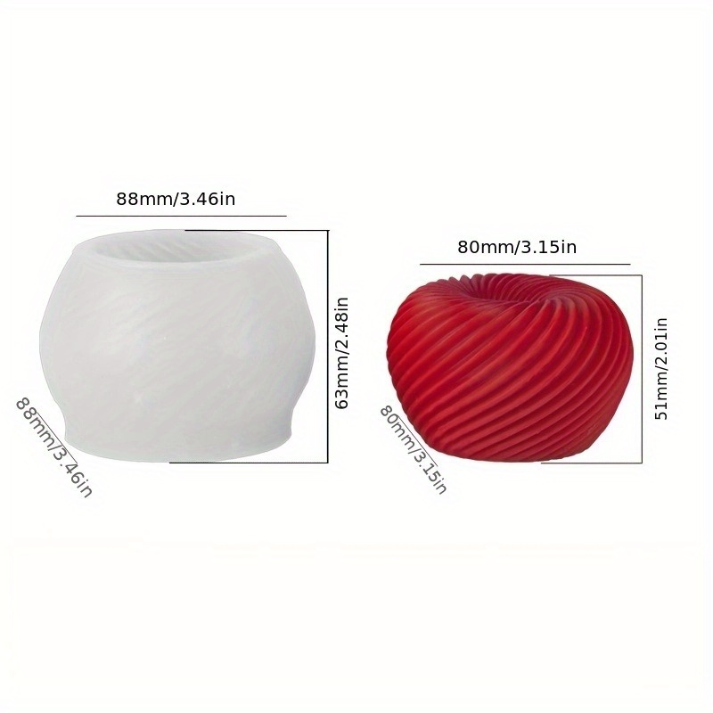 A trendy red apple silicone mo - Candle Making Things review and price