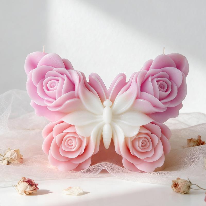 DIY Rose Butterfly Form Silico - Candle Making Things review and price