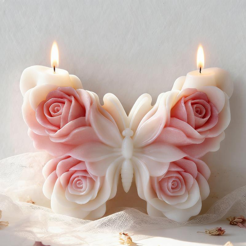 DIY Rose Butterfly Form Silico - Candle Making Things review and price
