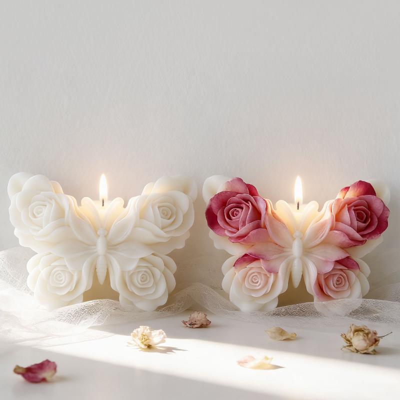 DIY Rose Butterfly Form Silico - Candle Making Things review and price