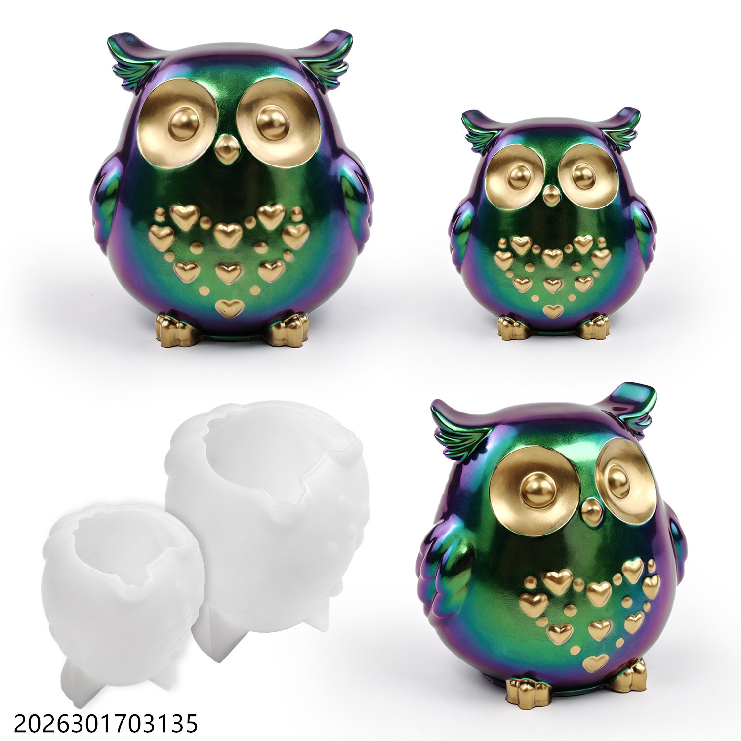 Owl Silicone Mold 3D Bird Shap - Candle Making Things review and price